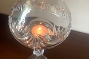 Waterford glass candle holder