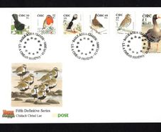 2001 Ireland Dual-value Birds Definitive stamps An Post First Day Cover (FDC)