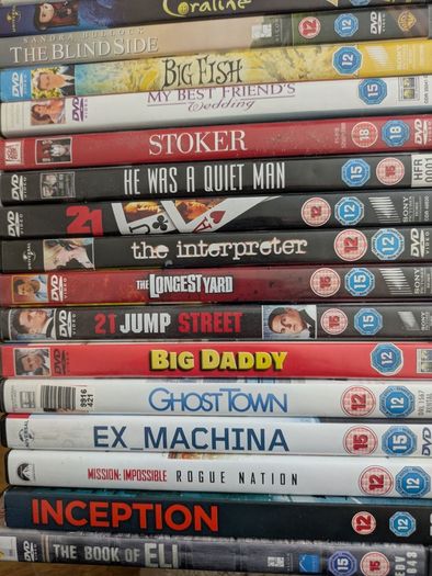 81+ films on DVD