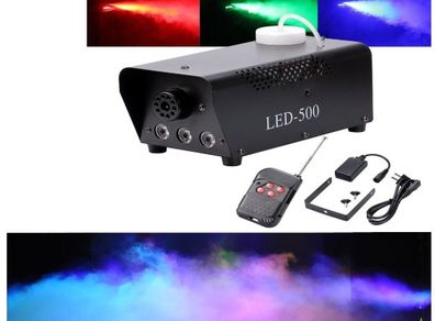 Smoke Machine Fog Machine 500W RGB LED
