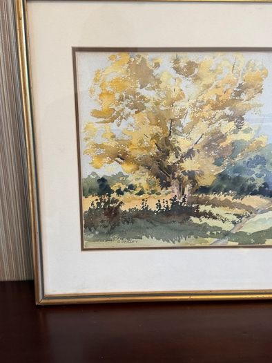 G. Oakley. 4 Original Watercolours. Framed. Irish Artist. Rural Scenes.