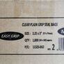 NEW small Grip Seal Clear Poly Plastic Resealable Zip Lock Bags. 57x76mm. Image 3
