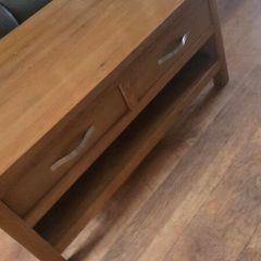 Solid wood coffee table