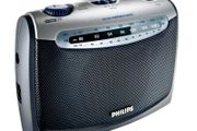 Philips AE2160 Portable Radio Analog FM/MW Power Cord/Battery Operated- Used