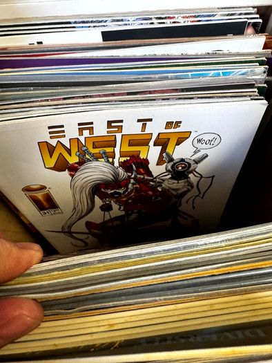 Image Long Comic Box w 275 comics for Sale