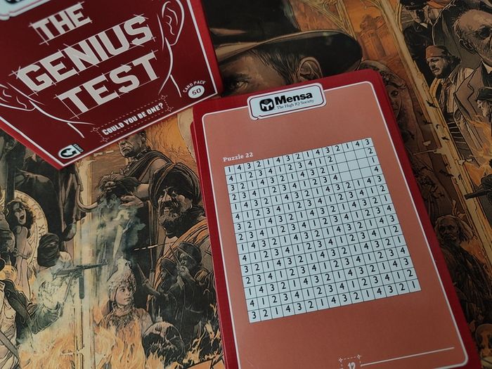 The Genius Test ! MENSA - The High IQ Society ! 50 Cards Pack !