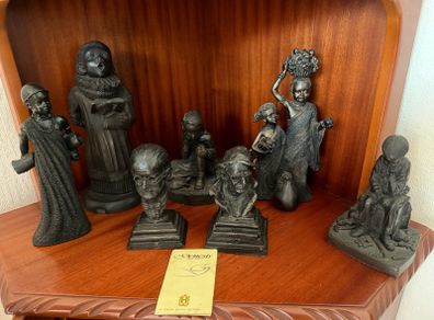 Vintage Collection of Genesis Bronze Ornaments and Busts
