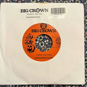 7" single. Bacao Steel and Rhythm Band. Stranger Things theme/ Halloween theme
