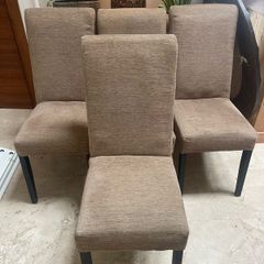 4 x Exquisite Very Sturdy Padded Kitchen Dining Chairs - Can Deliver