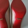 Nude Real Leather High Heels. New. Size 37 Image 7