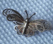 Vintage Butterfly brooch