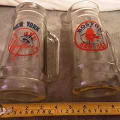 two pint memorabilia glasses