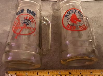 two pint memorabilia glasses