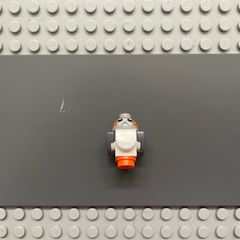 Lego Star Wars porg06 Porg, Star Wars with Dark Bluish Gray Body, Wings and Tail, High Raised Feathers between Eyes - Brick Built