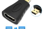 Vention Micro HDMI (Male) to HDMI (Female) v1.4 3D UHD (4K@30Hz) Adapter (Gold-Plated) (Brand New/Warranty)
