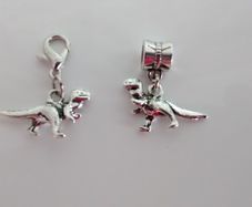 Dinosaur Charm - Pandora Style / Lobster Clasp