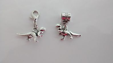 Dinosaur Charm - Pandora Style / Lobster Clasp