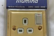 Brass Electric Switched Sockets