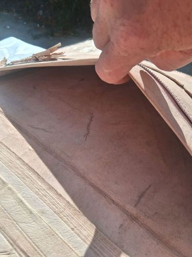 Hand Tooled Leather Presentation Folder