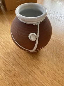 Stephen Pierce 9inch Pottery vase.