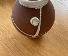 Stephen Pierce 9inch Pottery vase.