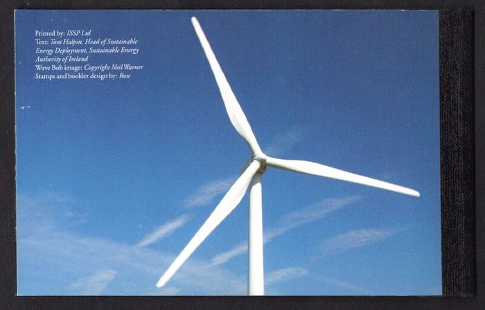 2011 Ireland Renewable Energy Prestige Commemorative Stamp Booklet Mint Never Hinged (MNH). Scans of contents show in advert.