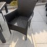 Large garden table and chairs Image 2