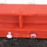 NEW Rustic cubbybox shelf / coat n hat rack Image 9