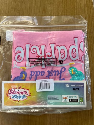 Shimmer & Shine T-Shirt age 7-8 NEW