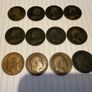 Early GB Pennies - 12 off Image 2