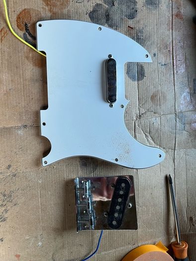 telecaster pickups, telecaster bridge, telecaster pickguard