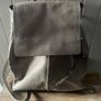 Clarks women's medium backpack leather beige grey new Image 2