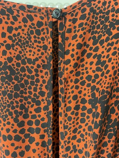 Bnwt primark animal print wide leg jumpsuit with wrap around detail size 12