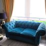 Teal 2 Seater Velvet Sofa - Next Home Image 5