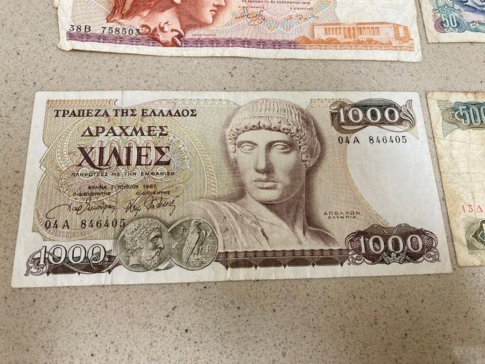 Greece! Drachma Banknotes Lot