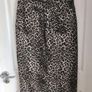 into velvet leopard print skirt Image 3
