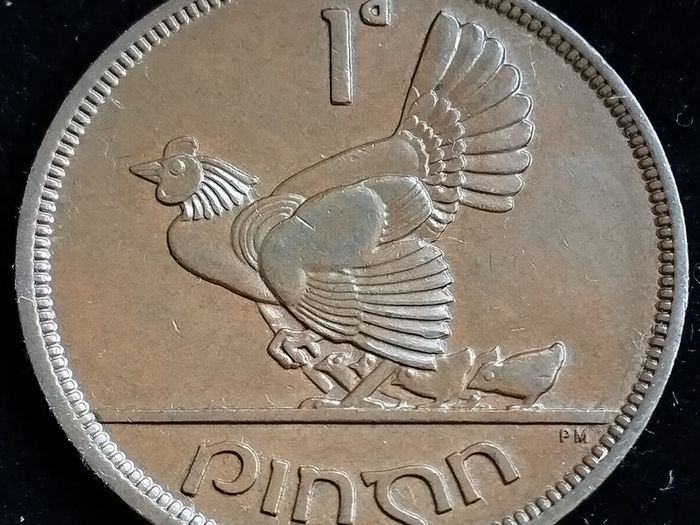 Ireland - 1949 - 1 Penny - Hen - gEF - KM.11 - [2735]