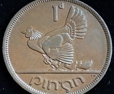 Ireland - 1949 - 1 Penny - Hen - gEF - KM.11 - [2735]