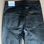 BNWT Vila skinny fit black vicommit coated pants size M Image 8