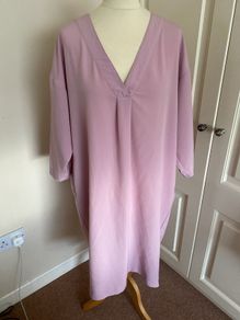 Monkl blush pink dress with pockets size 14