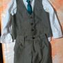 Next Signature boy silver-grey suit, size 4 - 5 years, communion confirmation wedding graduation Image 3