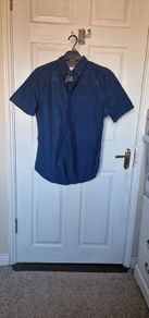 Navy Next Short Sleeve Shirt