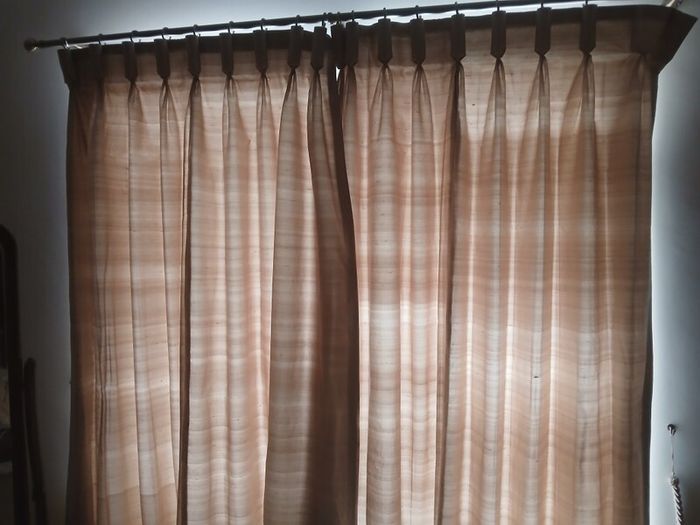 Curtains - 1 Pair and 1 Single curtain