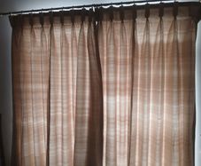 Curtains - 1 Pair and 1 Single curtain