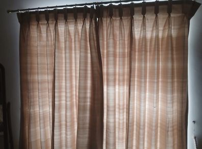 Curtains - 1 Pair and 1 Single curtain