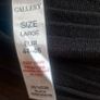 Long Black  pencil skirt with stretch  size large Image 5