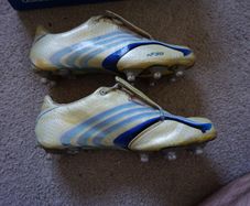 Football Boots Adidas F50.6 Tunit White (2006) Size 7UK SG