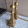 Pair of Brass Fire Dogs / Andirons Image 4