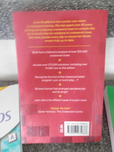 3 NEW Crossword, Arrowword & Crossword Solver Books.  5Euro