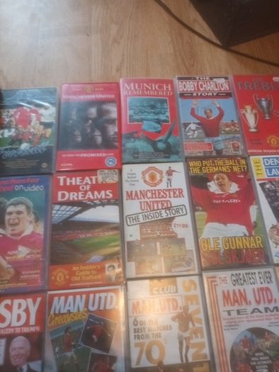 Manchester United vhs 25 in total